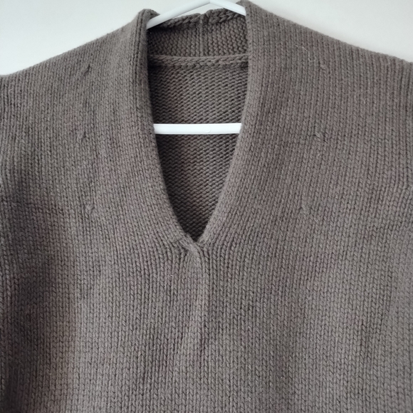 MARLOWE 100% Cashmere Brown Thick Knit Sweater XS - Picture 3 of 5